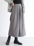 Women's Leisure Pure Color Oversized Wide Leg Pants