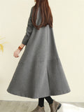 Women's Elegant High Necked Long Sleeve Winter Dress