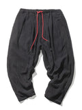 Men's Loose Comfort Linen Cropped Pants