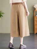 Relaxed Casual Cropped Ladies Pants On Sale