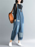 Autumn Good Quality New Arrival Denim Ladies Long Jumpsuits