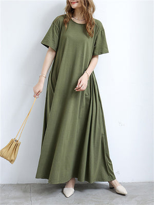 Women's Japanese Style Slim Dress for Summer