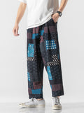 Retro Drawstring Cotton Linen Pants