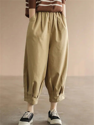 Summer Fall New Casual Loose Solid Pants For Women