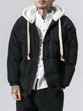 Chinese Streetwear Winter Hooded Designer Coat