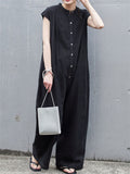 Women's Cozy Relaxed Eyelet Jumpsuits