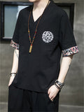 Hanfu Embroidered Loose New Design Men's Shirts