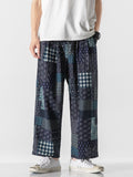 Retro Drawstring Cotton Linen Pants