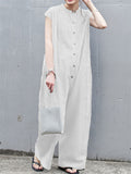 Women's Cozy Relaxed Eyelet Jumpsuits