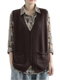 Loose Sweater Sleeveless Trendy Women's Jackets