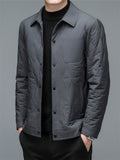 Autumn Winter Dad's Middle Aged And Elderly High Quality Men's Coats