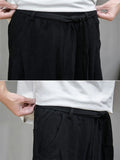 Men Elastic Waist Casual Loose Pants