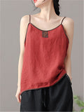 Women's Cute Solid Color Camisole Tops