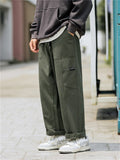 Men's Korean Style Autumn New Cargo Straight Leg Long Pants