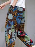 Trendy Patchwork Printed Multicolor Pants