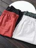 Vertical Stripe Summer Girls Hip Pants