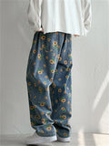 Flower Fashion Couple Long Men's Pants