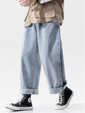 Men's Stylish Wide Leg Street Jeans