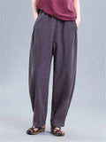 Fashion Oversized Retro Lantern Female Pants