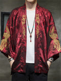 Retro Embroidery Loose Cloak Jackets