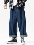 Men's Stylish Wide Leg Street Jeans