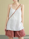 Women's Cute Cozy Cotton Linen Camisole