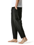 Men's Spring Autumn Lightweight Homewear Linen Pants