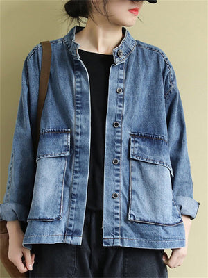 Women's Stylish Street Short Denim Jackets