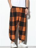 Casual Linen Bloomers Loose Pants